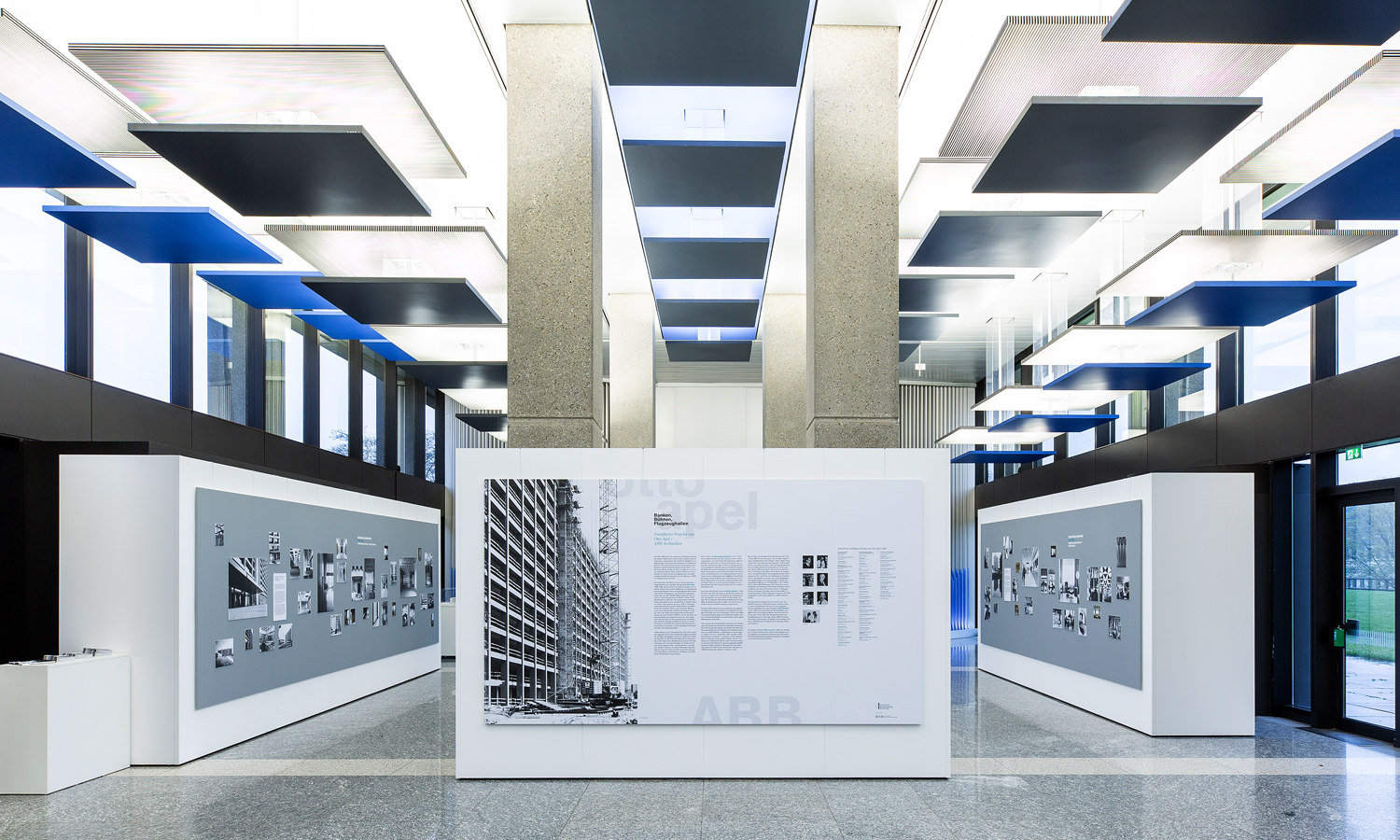 Mila-wall wall modules in the Deutsche Bundesbank in Frankfurt