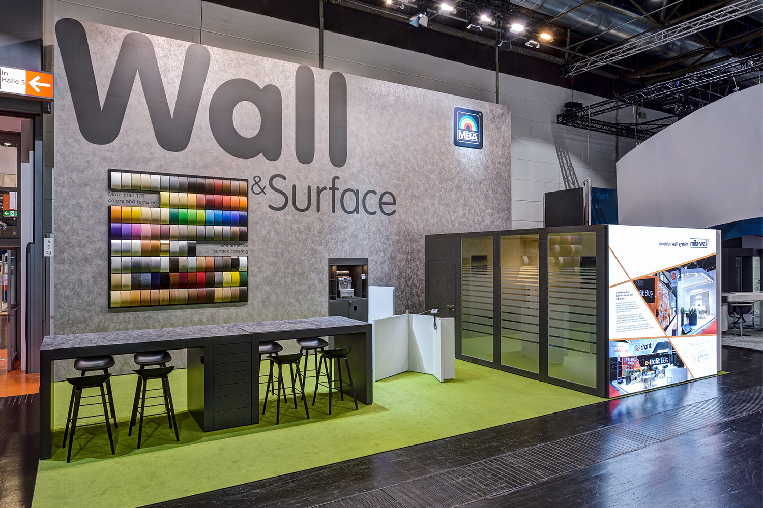 Le MBA présente la technologie et les films de surface Mila-wall à l'Euroshop 2020 de Düsseldorf